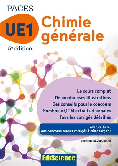 Chimie générale UE1, Paces | Frédéric Ravomanana