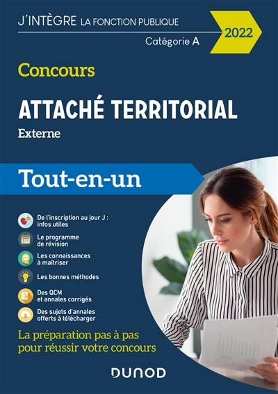 Concours attaché territorial externe, catégorie A : tout-en-un 2022 | 