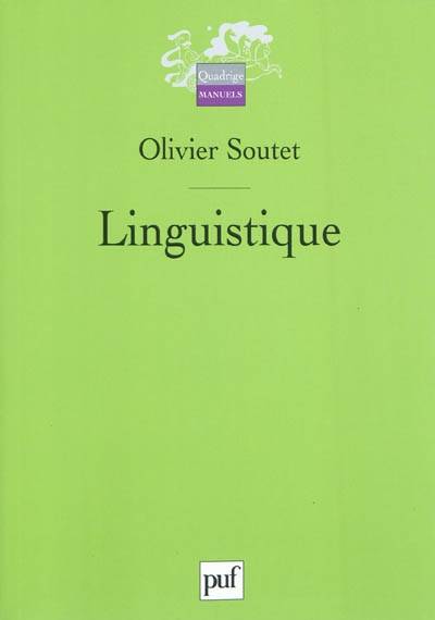 Linguistique | Olivier Soutet