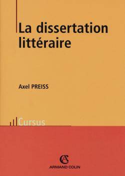 La dissertation littéraire | Axel Preiss