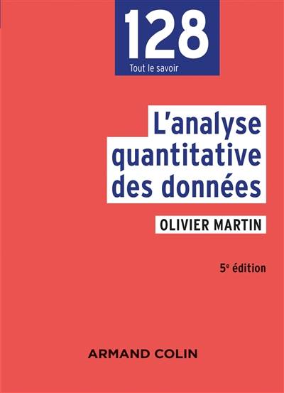 L'analyse quantitative des données | Olivier Martin