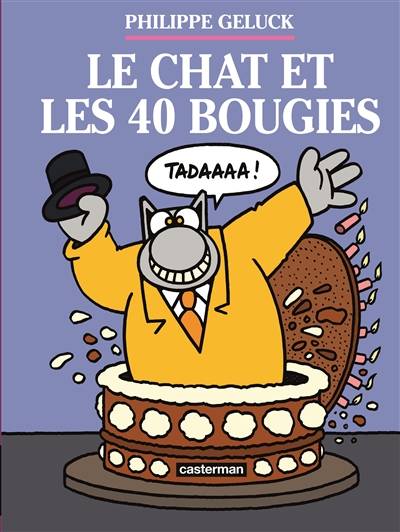 Le Chat. Vol. 24. Le Chat et les 40 bougies | Philippe Geluck, Serge Dehaes