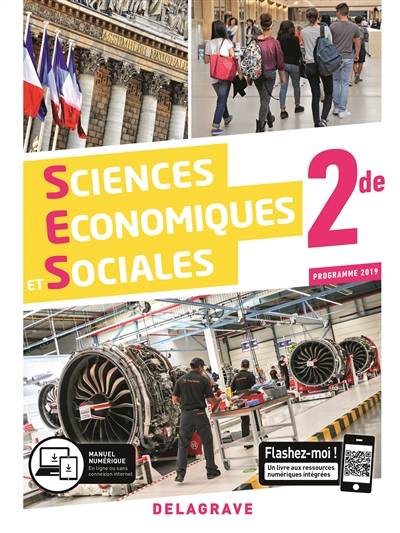 Sciences économiques et sociales 2de, programme 2019 : manuel de l'élève | Yann Morvan, Guy Pierrisnard