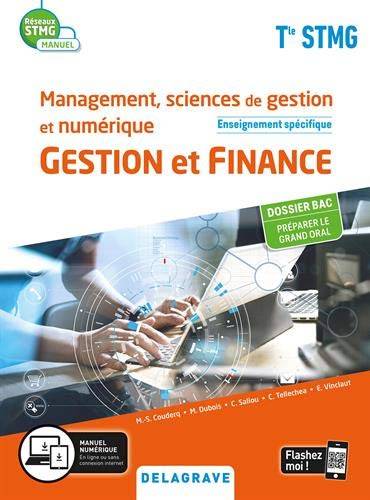 Management, sciences de gestion et numérique terminale STMG : gestion et finance, enseignement spécifique | 