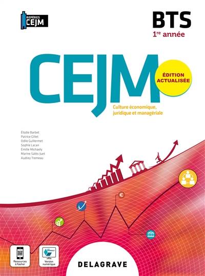 CEJM, culture économique, juridique et managériale BTS 1re année | 