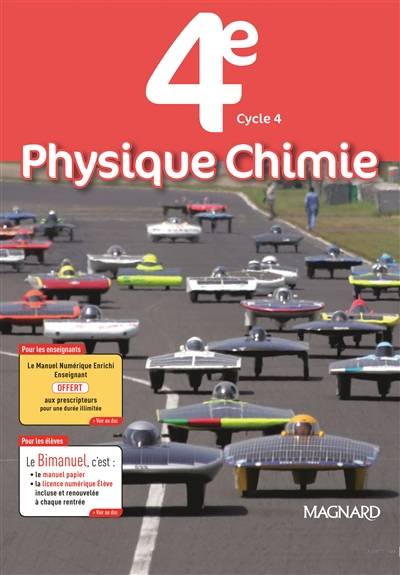 Physique chimie 4e, cycle 4 : bimanuel : programme 2017 | Dominique Meneret Noisette