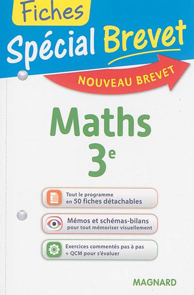 Maths 3e : nouveau brevet | Stéphane Renouf