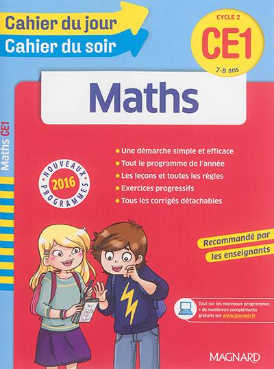 Maths CE1, cycle 2, 7-8 ans : nouveaux programmes 2016 | Michel Wormser