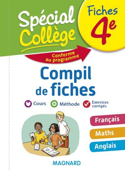 Compil de fiches 4e : français, maths, anglais : conforme au programme | Josepha Faber Boitel, Stéphane Renouf, Louise Eisenstein