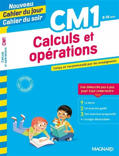 Calculs et opérations CM1, 9-10 ans | Myriam Baya Nasroune, Nicolas Francescon, Cyrielle