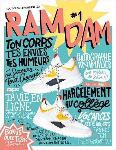 Ramdam : tout ce qui t'agite est là !, n° 1 | Pauline Bertrand, Manon Bucciarelli, Antoine Corbineau, Mélody Denturck