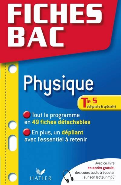 Physique, Tle S, obligatoire et spécialité | Dominique Meneret Noisette