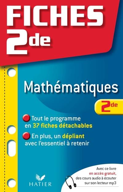 Mathématiques, 2de | Raja Hambali Siblini