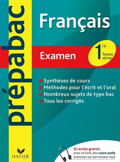 Français 1re toutes séries : examen | Sylvie Dauvin, Jacques Dauvin