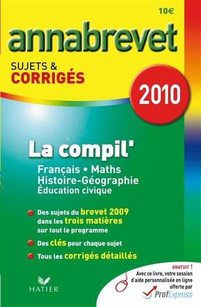 La compil' : français, maths, histoire-géographie, éducation civique | Cécile de Cazanove, Antonia Gasquez, Bernard Demeillers