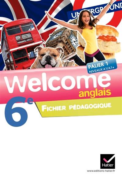 Welcolme, anglais 6e : palier 1, niveaux A1-A1+ : fichier pédagogique | Nathalie Hollinka-Rousselle, Evelyne Ledru-Germain, Sandy Lockhart