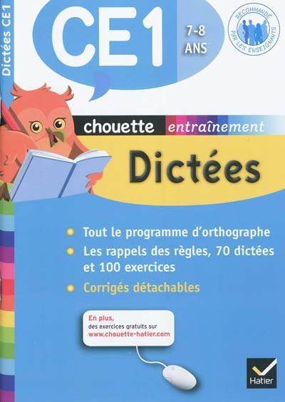 Dictées CE1, 7-8 ans | Sophie Valle