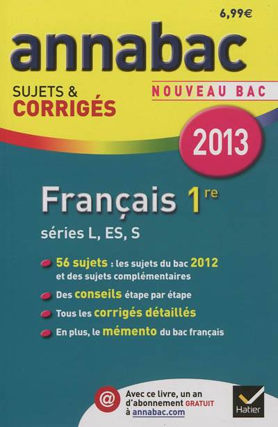 Français 1re, séries L, ES, S : nouveau bac 2013 | Sylvie Dauvin, Jacques Dauvin