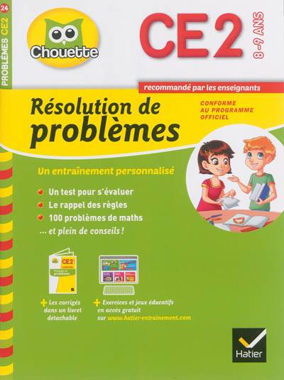 Résolution de problèmes CE2, 8-9 ans | Géraldine Collette, Karen Laborie