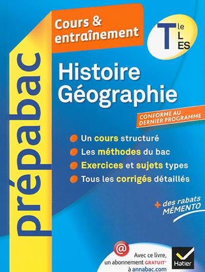 Histoire géographie, terminale L, ES : cours & entraînement | Elisabeth Brisson, Christophe Clavel, Florence Holstein, Claire Vidallet