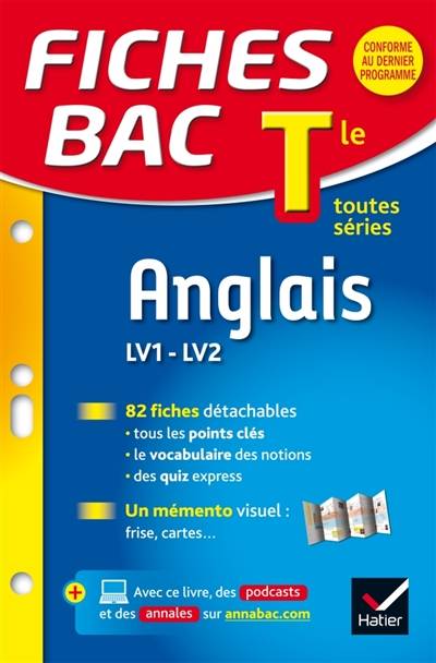 Anglais LV1-LV2, terminale toutes séries | Michèle Malavieille