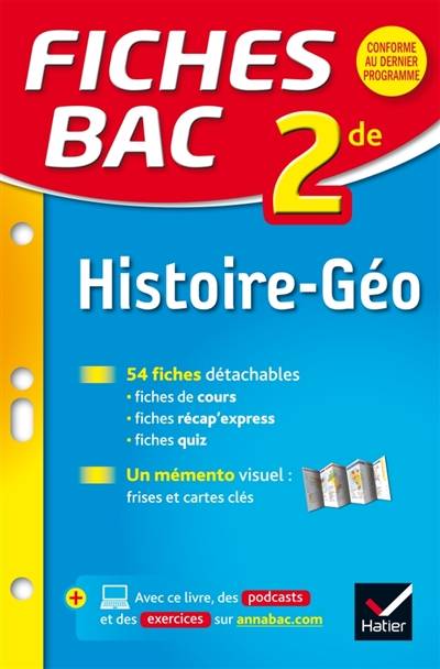 Histoire géographie, 2de | Françoise Bouron