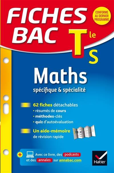 Maths, spécifique & spécialité, terminale S | Jean-Dominique Picchiottino