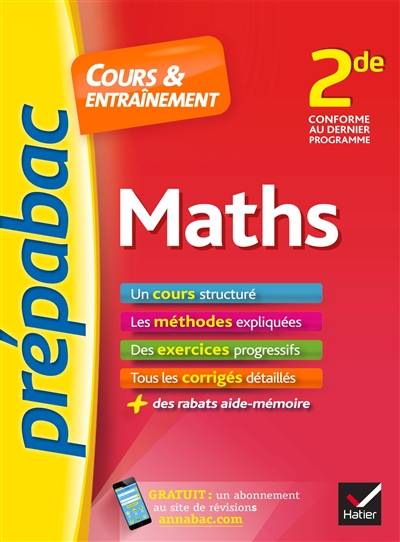 Maths 2de : cours & entraînement : nouveau programme | Jean-Dominique Picchiottino