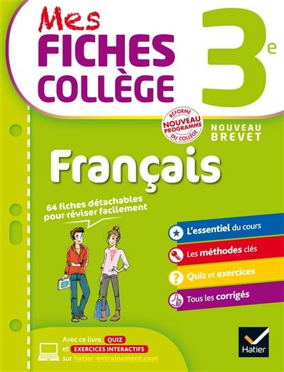 Français 3e, cycle 4 | Nora Nadifi, Eric Sala