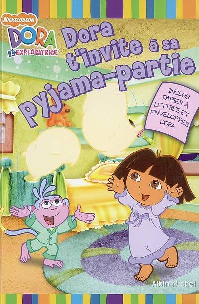 Dora t'invite à sa pyjama-partie : Dora l'exploratrice | Eric Weiner, Lise Boëll, Marie-Céline Moulhiac, Luc Doligez