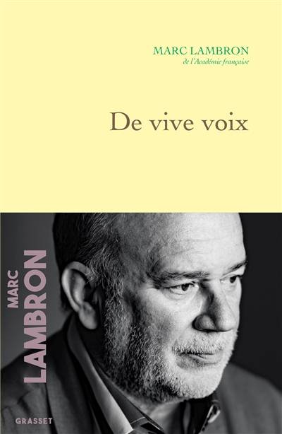 De vive voix | Marc Lambron