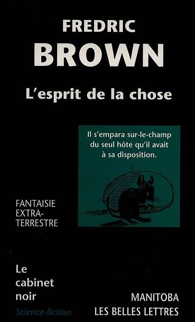 L'esprit de la chose | Fredric Brown