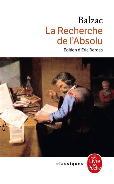 La recherche de l'absolu | Honoré de Balzac, Eric Bordas, Eric Bordas