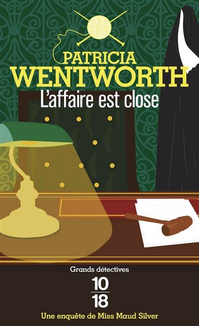 L'affaire est close | Patricia Wentworth, Bernard Cucchi