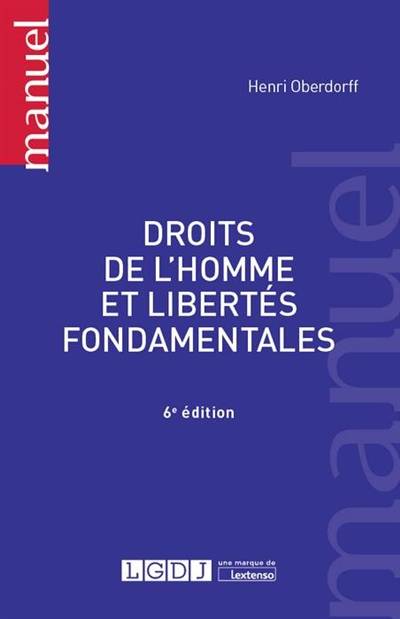 Droits de l'homme et libertés fondamentales | Henri Oberdorff