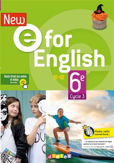 New E for English 6e, cycle 3, A1-A2 | Melanie Herment