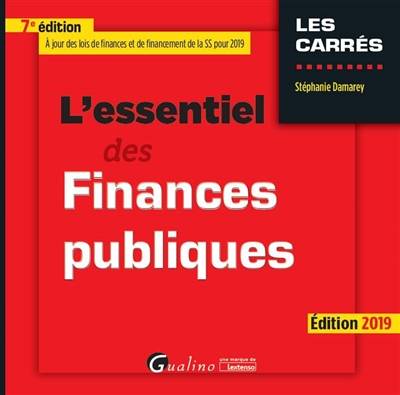 L'essentiel des finances publiques 2019 | Stephanie Damarey