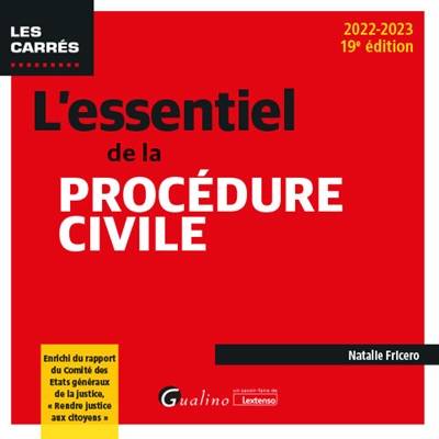 L'essentiel de la procédure civile : 2022-2023 | Natalie Fricero