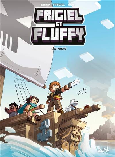 Frigiel et Fluffy. Vol. 5. L'île perdue | Frigiel, Jean-Christophe Derrien, Minte studio