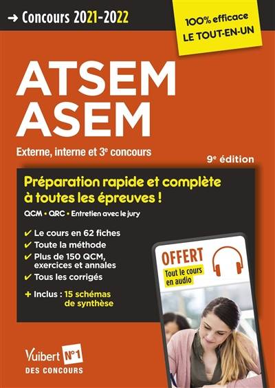 ATSEM, ASEM : externe, interne et 3e concours : concours 2021-2022 | Elodie Laplace