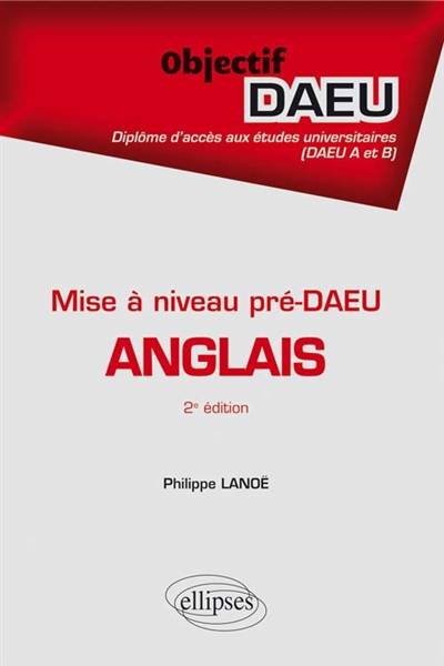 Anglais : mise à niveau pré-DAEU | Philippe Lanoe