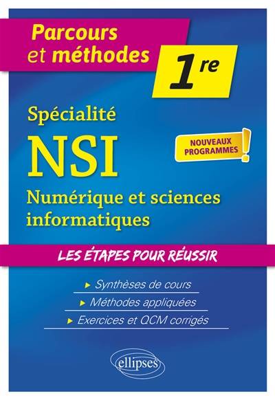 Spécialité NSI, numérique et sciences informatiques première : nouveaux programmes | David Legrand