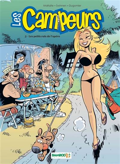 Les campeurs. Vol. 3. Les petits rats de l'apéro | Veerle Swinnen, Vincent Dugomier, Eric Maltaite