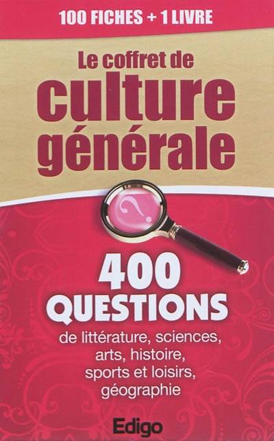 Le coffret de culture générale : 400 questions de littérature, sciences, arts, histoire, sports et loisirs, géographie | Mathieu Doumenge