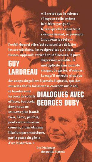 Dialogues avec Georges Duby | Georges Duby, Guy Lardreau