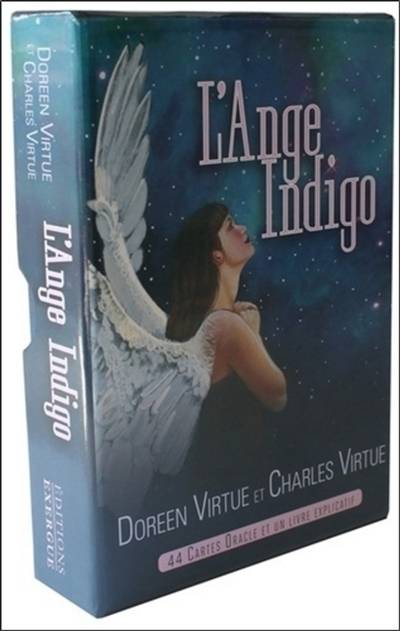 L'ange indigo : 44 cartes oracles et un livre explicatif | Doreen Virtue, Charles Virtue, Anne Confuron