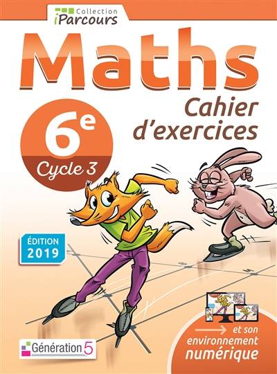 Maths 6e, cycle 3 : cahier d'exercices | Katia Hache, Sebastien Hache