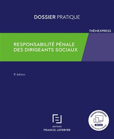 Responsabilité pénale des dirigeants sociaux | Deen Gibirila