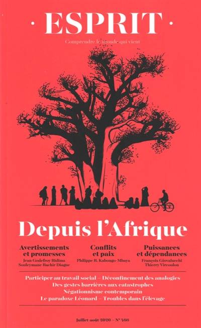 Esprit, n° 466. Depuis l'Afrique | Thierry Vircoulon, Jean-Godefroy Bidima, Antoine Garapon