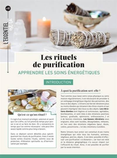 Les rituels de purification : apprendre les soins énergétiques | Celeste Gustin